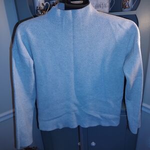 Tahari Women's Light Gray Textured Blouse